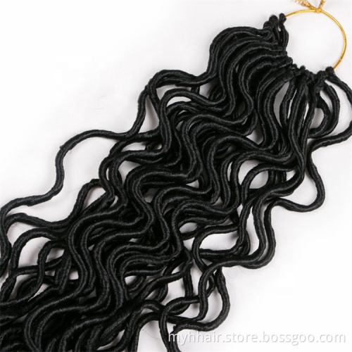 Faux Locs 20 Inch 85 g/pack,24 strands/pack Synthetic Braiding Hair extensions Crochet Braid hair Body Wave curly